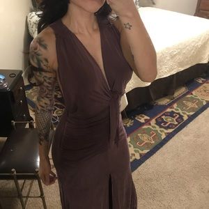 Sexy free people maxi dress S burgundy
